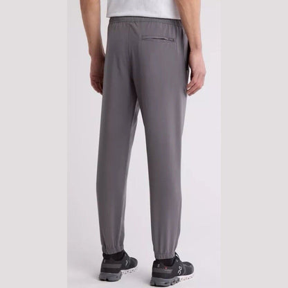 $80 RVCA Men’s Kevin EW Pants Jogger- Elastic Waist Stretch- Grey- Medium -NEW