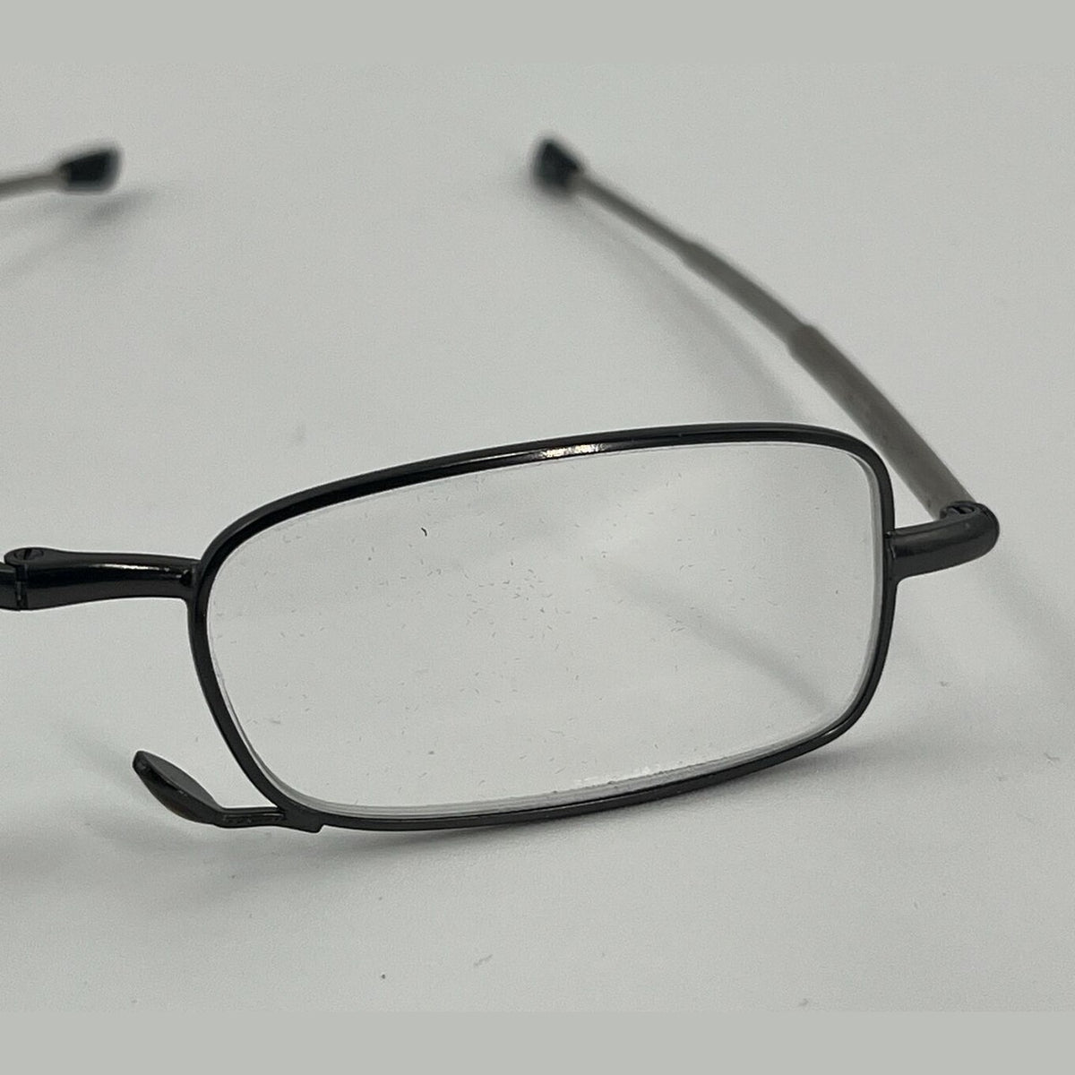 Lot Of 2 Foster Grant MicroVision GIDEON Folding Reader Glasses-Black,+3.25 -New