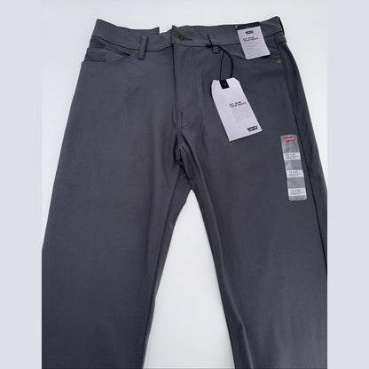$70 Levi's Men's 511 Slim Tech Pants Stretch A92130010- Grey- 32W 32L - New Tag