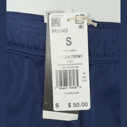 Adidas Men's Tiro 24 Training Pants - Navy On White- Small- New Tag $50