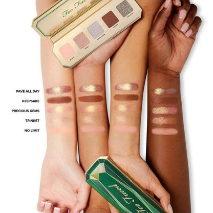 Too Faced Holiday Precious Gems Limited Eye Shadow Palette (5)- New In Box -
