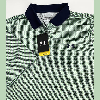 $60 Under Armour Men’s Matchplay Polo Golf Shirt 1377377- Green -Medium- New Tag