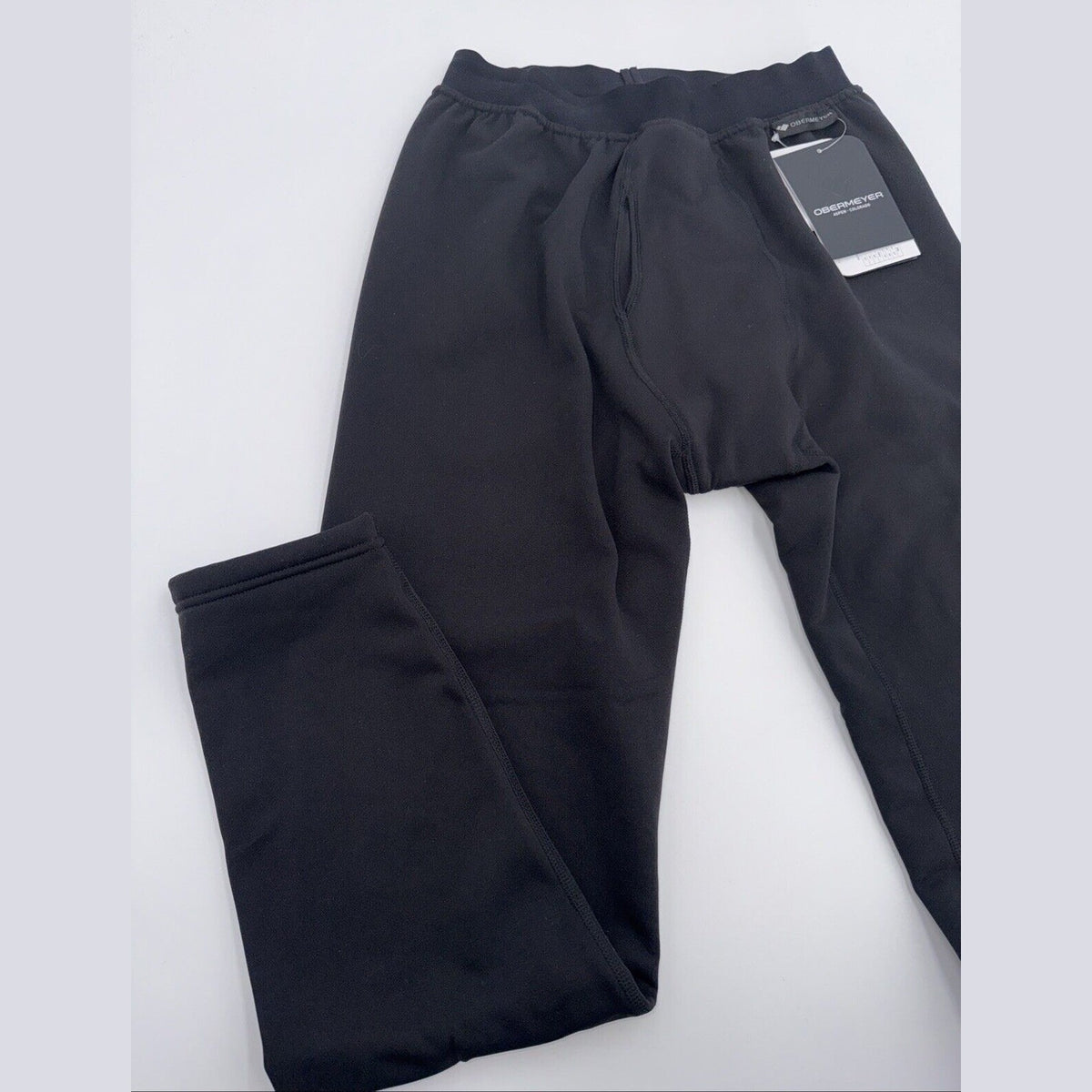 Obermeyer Men's Thermal Fleece Base Layer Bottoms Ultragear- Black - XLarge- New