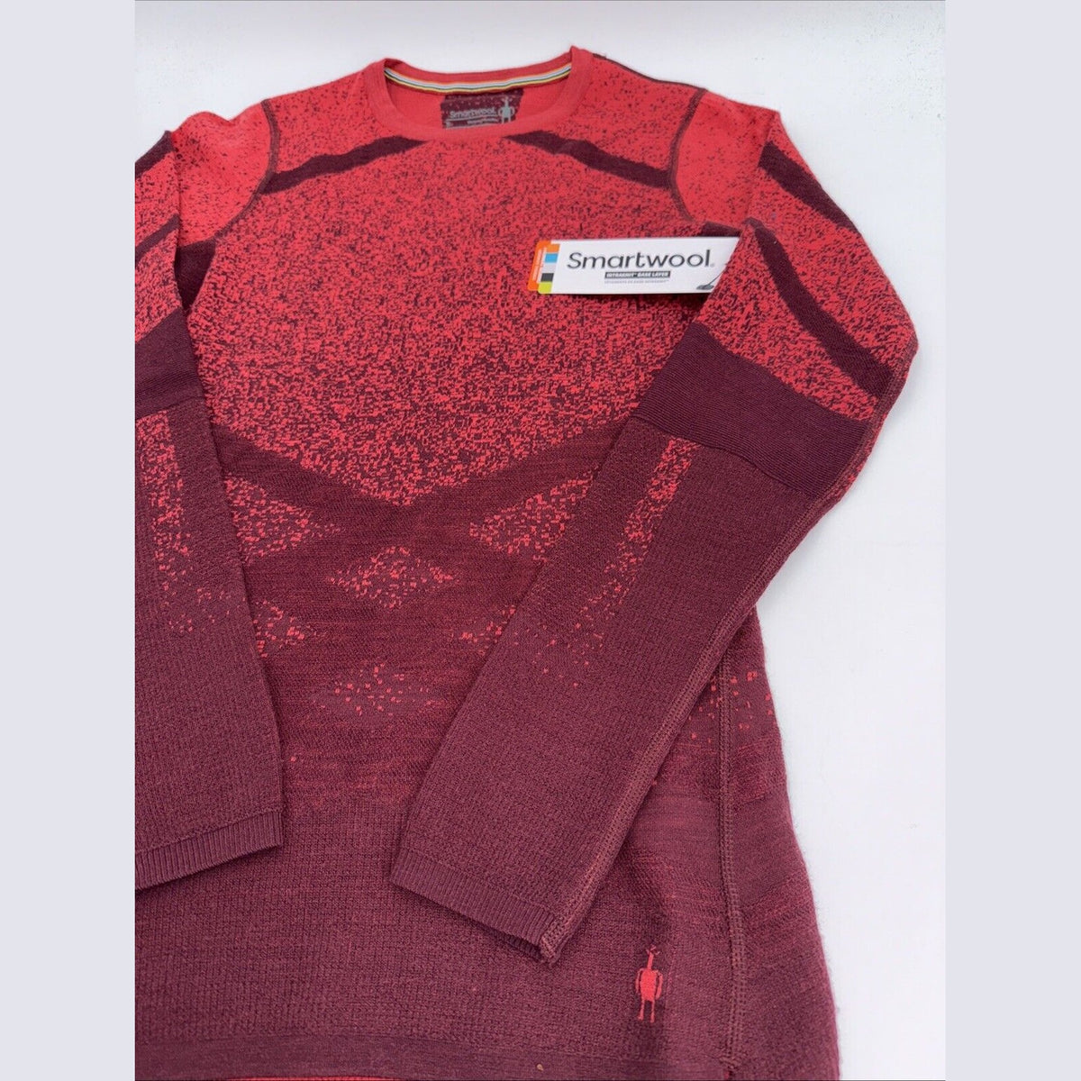 $130 Smartwool Women’s Intraknit Active Merino Base Layer Top-BlackCherry-XSmall