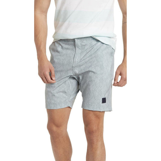Vintage 1946 Mens Flat Front Shorts - Size 34 - Light Grey -New With Tags $69.95
