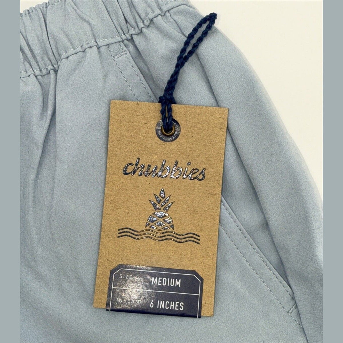 $65 Chubbies Men’s Everywear Tech Fabric 6” Shorts (2025 Version) Blue- Medium