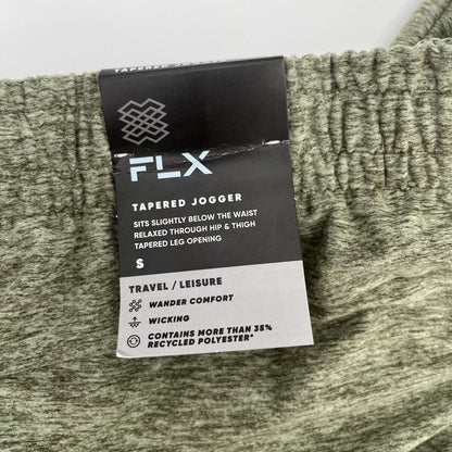 FLX Men’s Wander Joggers Pants- Serene Green - Small - NWT $60