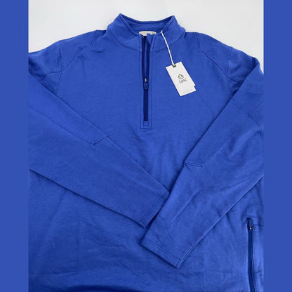 $88 Tasc Apex Fleece 1/4 Zip Pullover Jacket- Imperial Blue-Size: Medium-New