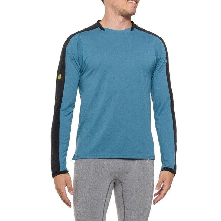686 Men’s Rival Long Sleeves Biker Jersey  Shirt KCRGNS45- Blue Ash - Medium-New