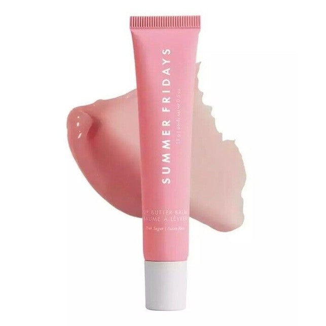 Summer Fridays Lip Butter Balm - 0.5fl Oz 15g - Pink Sugar - Full Size - Fresh!