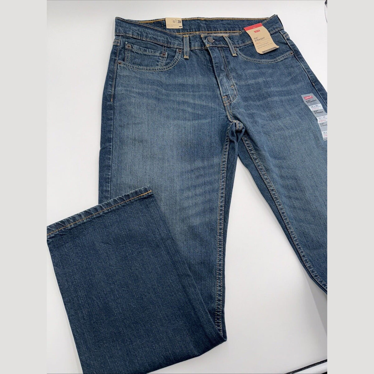 Levi's Men’s 514 Relaxed Fit Straight Jeans US - Midnight- 32W x 30L -New $69.50
