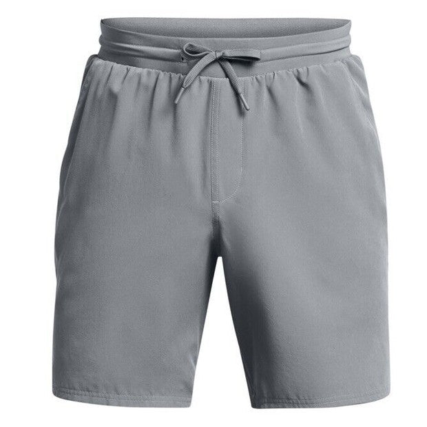 Under Armour Men’s 7.5" Drawstring Hybrid Shorts- Gravel - Small