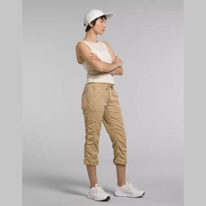 $60 The North Face Women’s Aphrodite 2.0 Capri - Khaki Stone- Medium - NWT