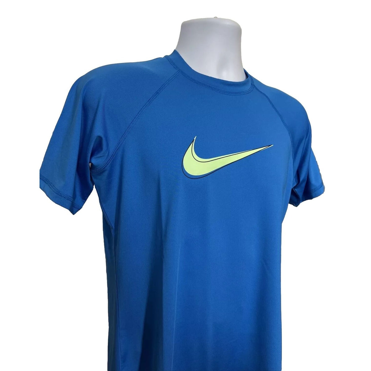 $42 Nike Women’s Dri-FIT Hydroguard Swim Shirt-NESSD427-458- Blue-Medium-New