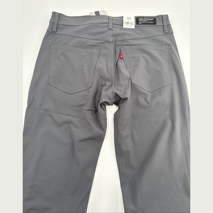 $70 Levi's Men's 511 Slim Tech Pants Stretch A92130010- Grey- 34W 34L - New Tag