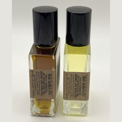 Combo 2 X Craftsman Soap Co. Cologne Oil-Sandalwood Spice/Back Country 1.5 Fl Oz