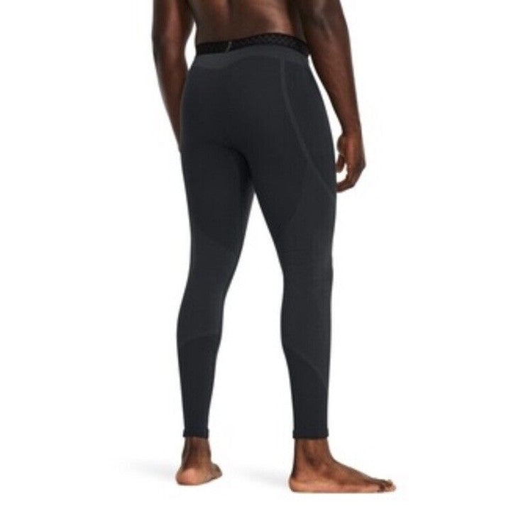 $100 Under Armour Men’s Rush Sl Legging Baselayer Bottoms- Black- Medium-New Tag