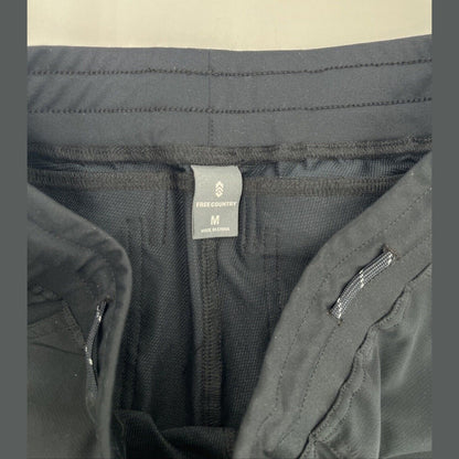 $69 Free Country Women’s Rouched Up Adjustable Pants- Black- Medium-New Tags