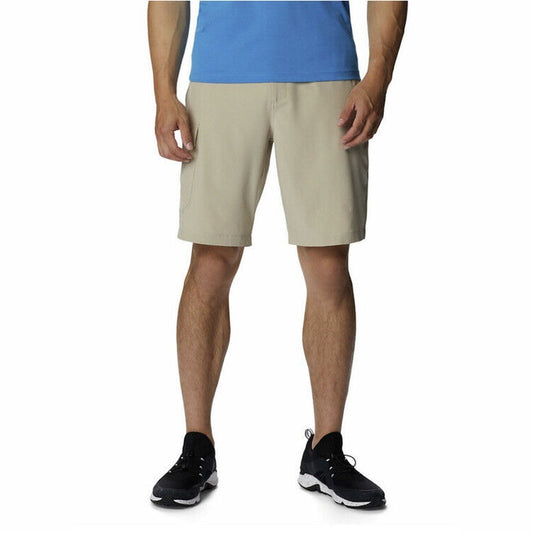 $60 Columbia Men's Eaglecrest Shorts 10” Inseam -Fossil Beige - 34W - New Tags