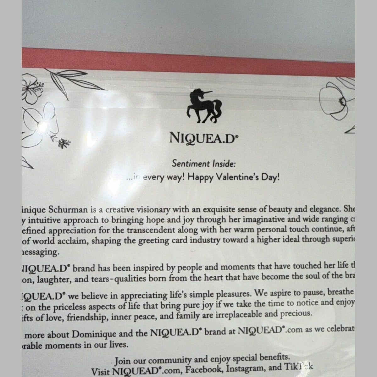 Lot Of 2 Niquea.D Dimensional Valentine's Day Greeting Cards- Upscaled Quality!
