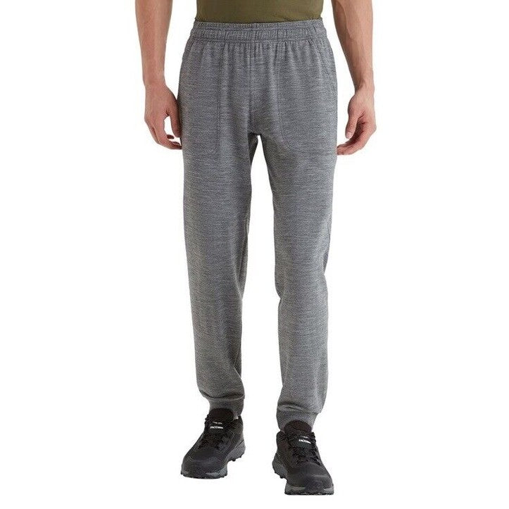 $150 Icebreaker Men’s Shifter Merino Wool Jogger Sweatpants-Gritston Grey-XLarge