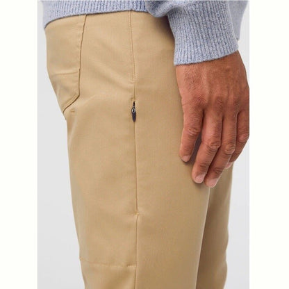 $139 DU/ER Men’s NuStretch Slim Fit 5 Pocket Chino Pants- Khaki - 33W 32L - New
