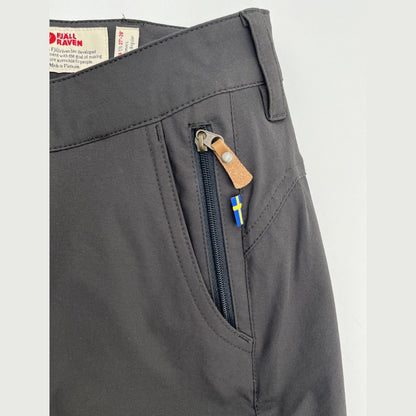 $90 FjallRaven Women’s Abisko Stretchy Trekking Shorts-Dark Grey-30/31” (EU40)