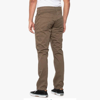 $99 Lucky Brand Men’s 410 Athletic Straight Five Pocket Pants-Bark-30W 30L- New