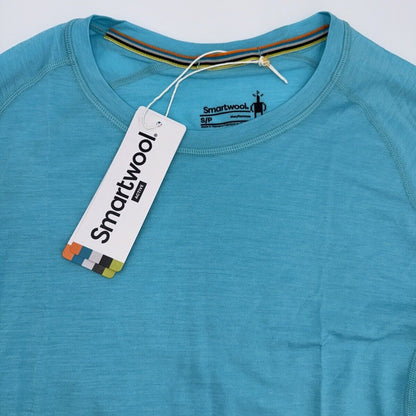 $60 Smartwool Men’s Active Ultralite Short Sleeve Shirt- Iceberg Blue-Small -New