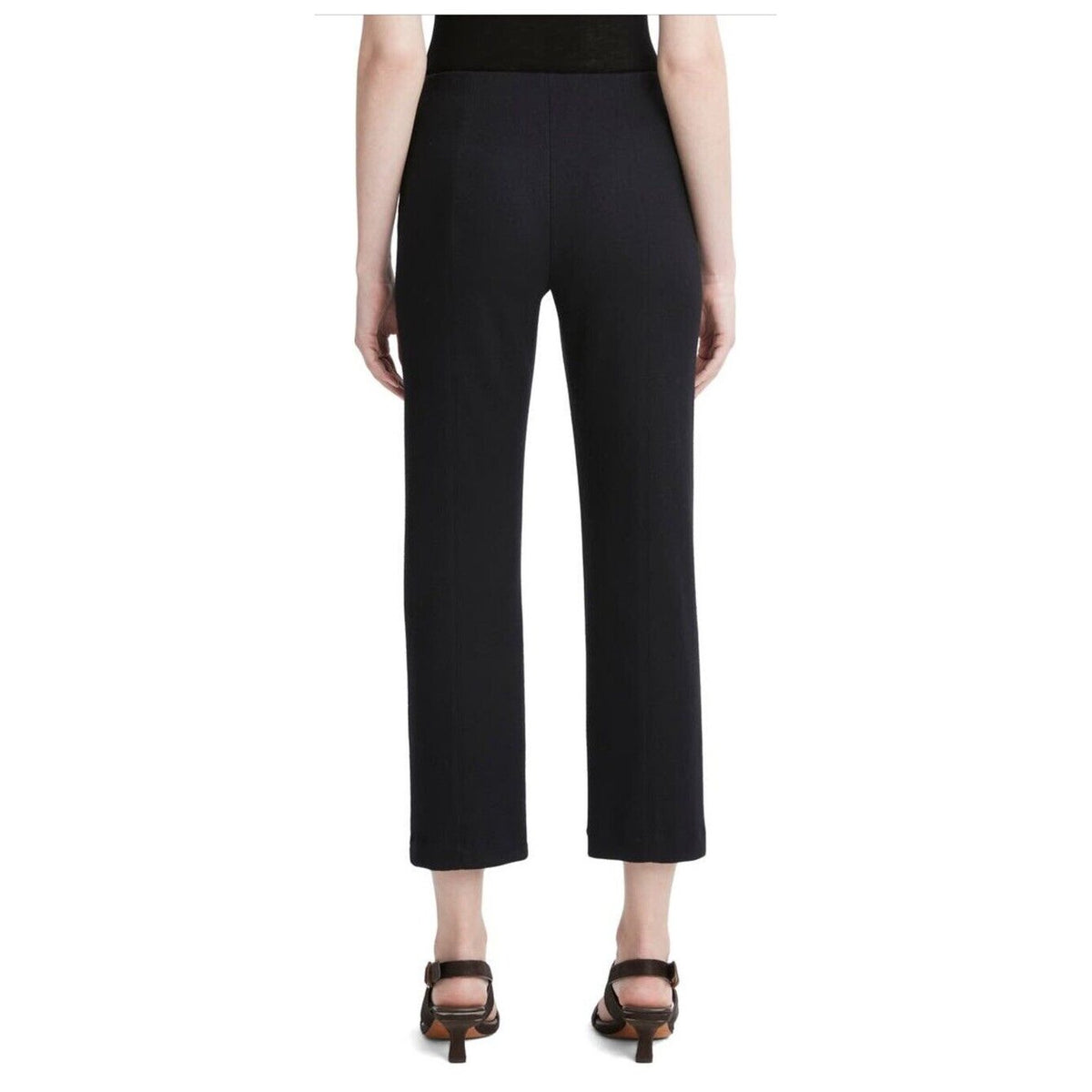 NWT $365 Vince Women’s Cozy Stitch Pintuck Wool Blend Pant-Black-Size: 0- New