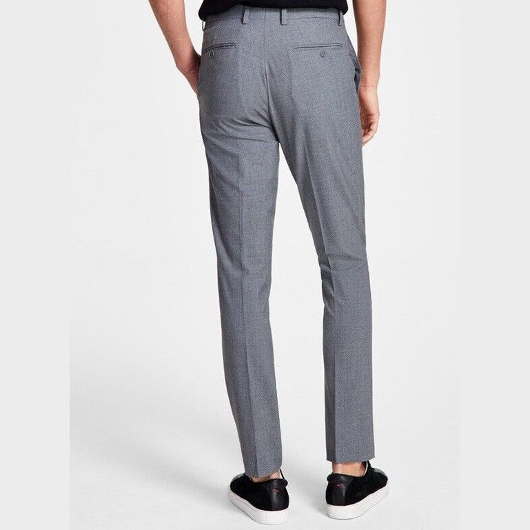 Calvin Klein Men’s Skinny Fit Jayden Dress Pants- Medium Grey -29Wx30L - New