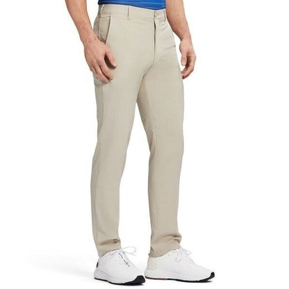 IZOD Men’s Saltwater Flat Golf  Front Chino Pants - R Khaki - 34W 30L - NWT