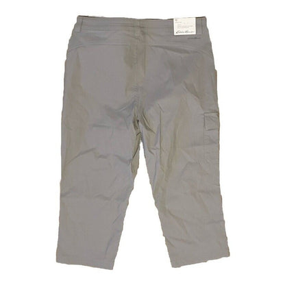 $65 EDDIE BAUER Women’s Tech Capri Pants Stretch- Ash -Size: 10-NEW
