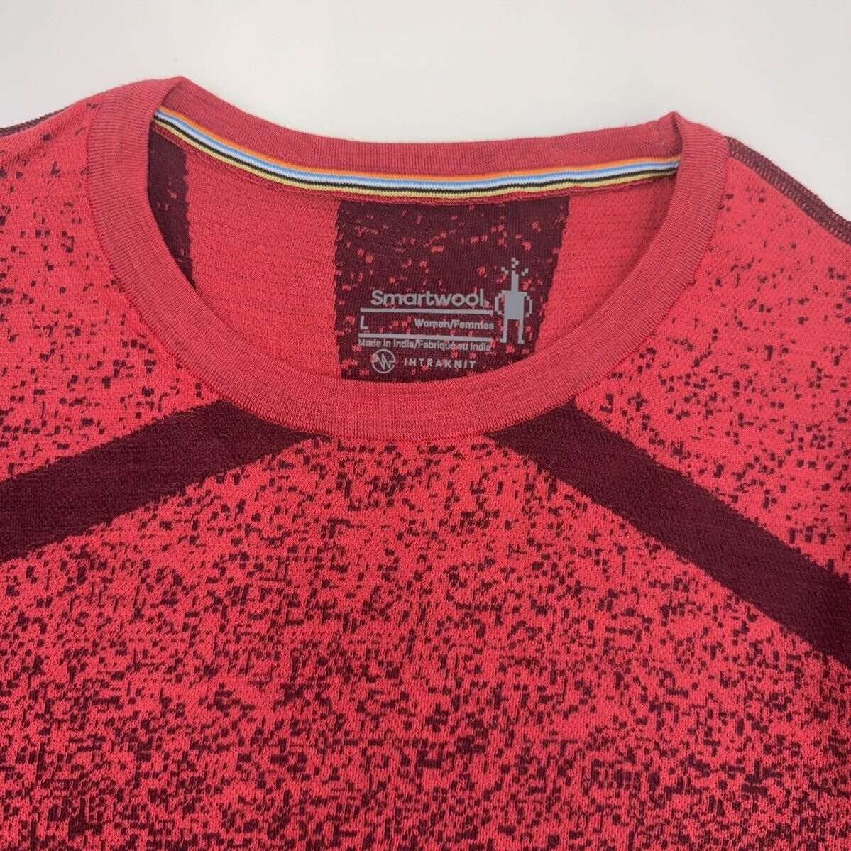 $130 Smartwool Women’s Intraknit Activ Merino Base Layer Top-Black Cherry-XLarge