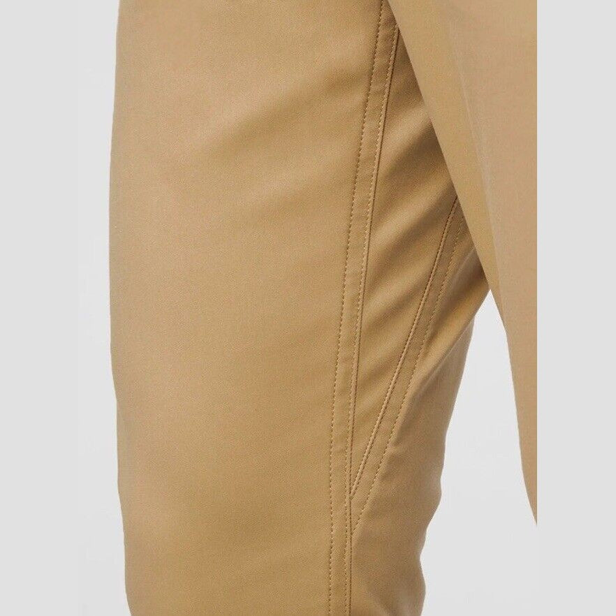 $139 DU/ER Men’s NuStretch Slim Fit 5 Pocket Chino Pants- Khaki - 33W 32L - New
