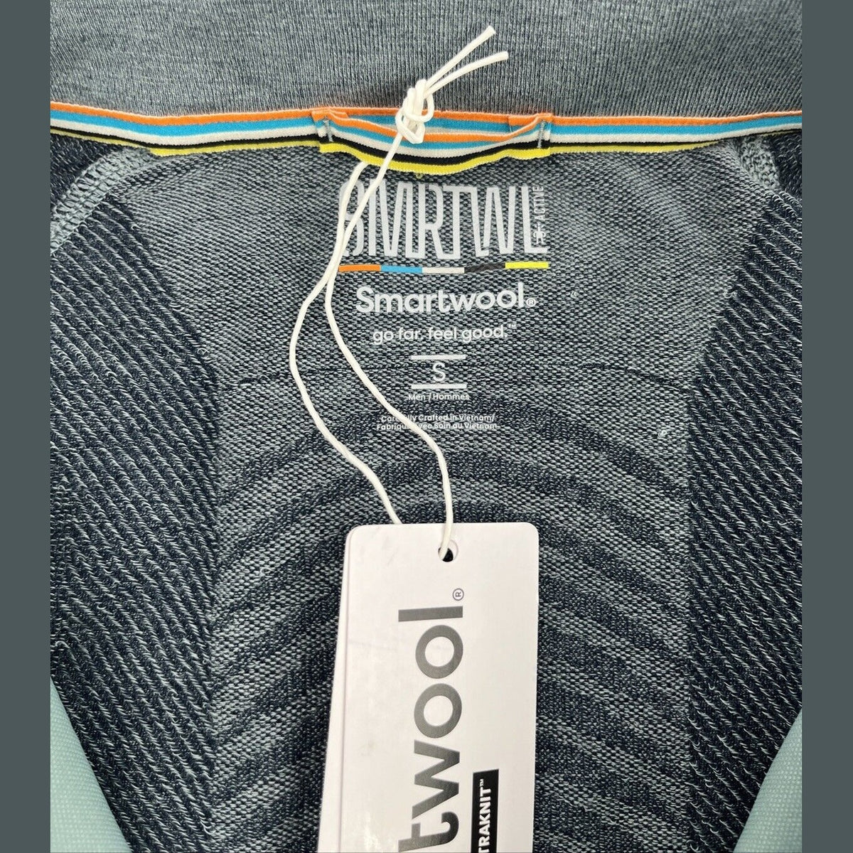 $220 Smartwool Men’s Intraknit Active Full Zip Jacket Merino - Lead Gray- Small