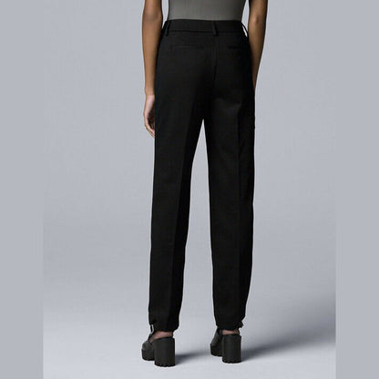 Simply Vera Wang Women’s High Rise Slim Straight Pants- Black-Size: 6 New