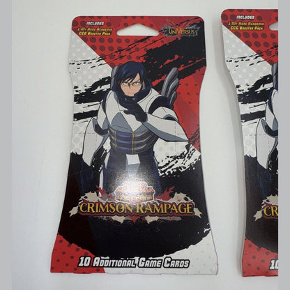 My Hero Academia CCG - Booster Pack - Set 2 Crimson Rampage - LOT OF 3