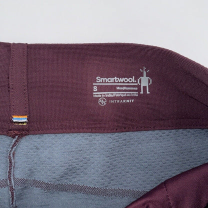 $180 Smartwool Men’s Intraknit Merino Tech Pant-Eggplant Maroon- Small -New Tags