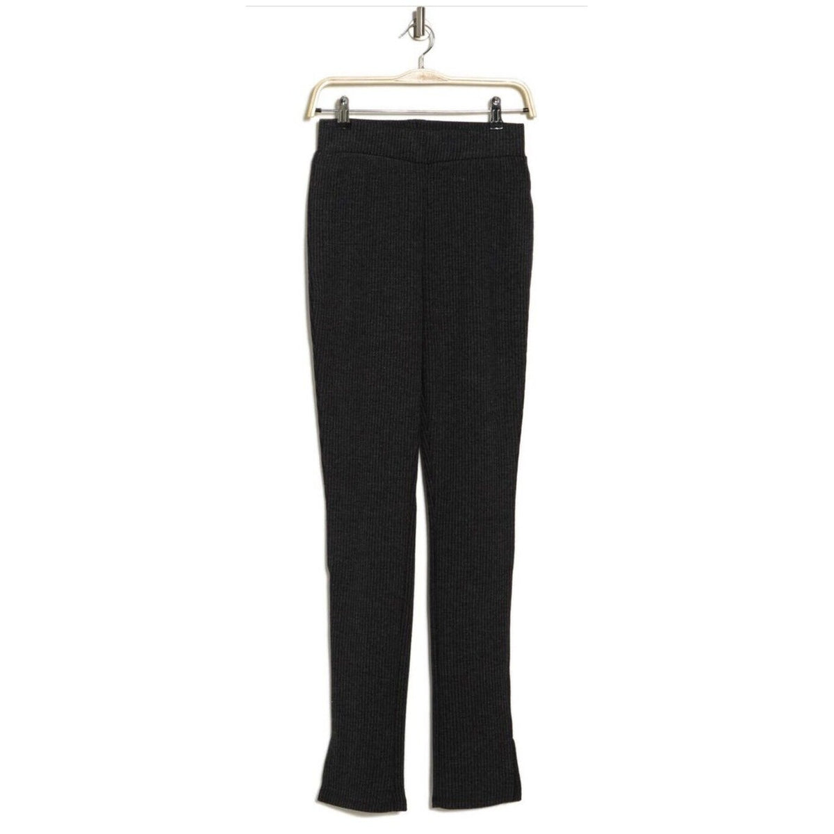 We Wore What Women's Ribbed Seamless Stretch Leggings Black - Size Small  $98