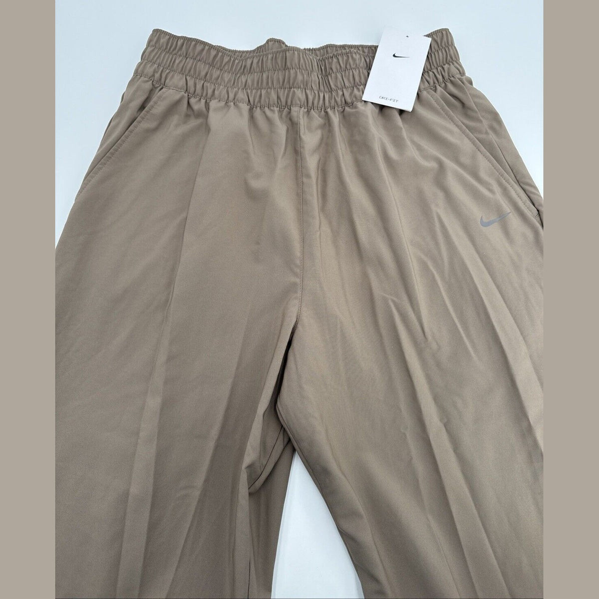 $65 Nike Women’s One High Waist Joggers HJ1050- Mink Brown - Medium- New Tag