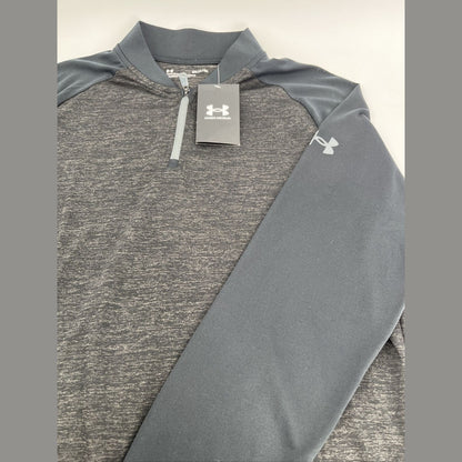 Under Armour Men’s UA Tech 2.0 1/4 Zip Pullover - Black/Grey-Small- New Tag $45