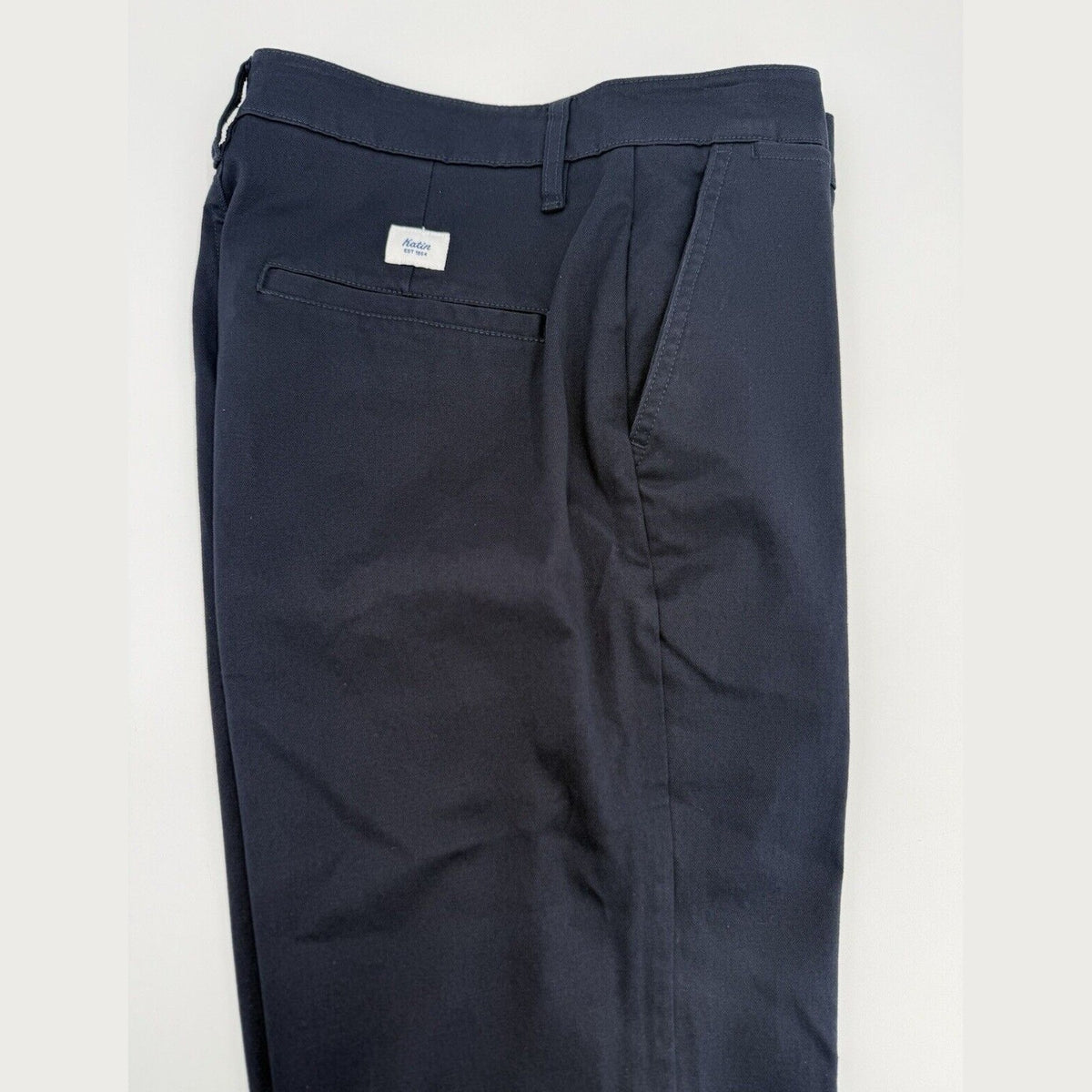 $89 Katin Men’s Kraft Pants Chino Size Cotton Spandex Stretch Pants-Navy-30W 31L