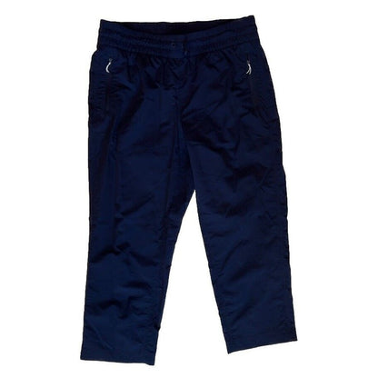 $90 Eddie Bauer Women's Mountain Crinkle Crop Pants-Atlantic Navy- Medium
