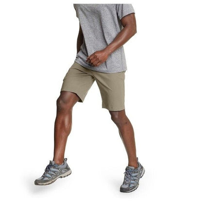 Eddie Bauer Men's Rainier Shorts 11 Inch Hiking Performance-Khaki -30W-New $70