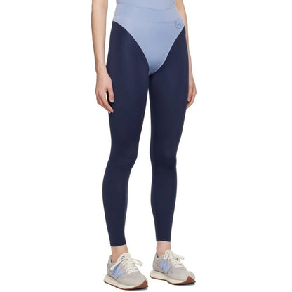 $145 Héros Women's 80s Leggings - Navy / Baby Blue - Small - New Tag