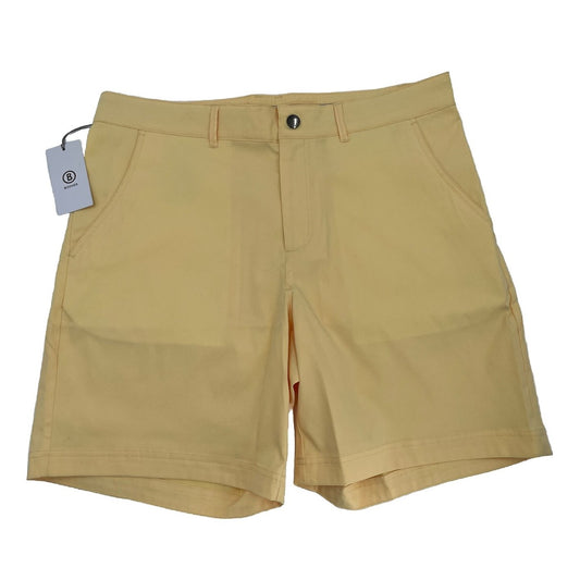 $250 BOGNER Women’s Koralie Golf Shorts- Yellow - Size: 12 (36W) EU42-New Tags