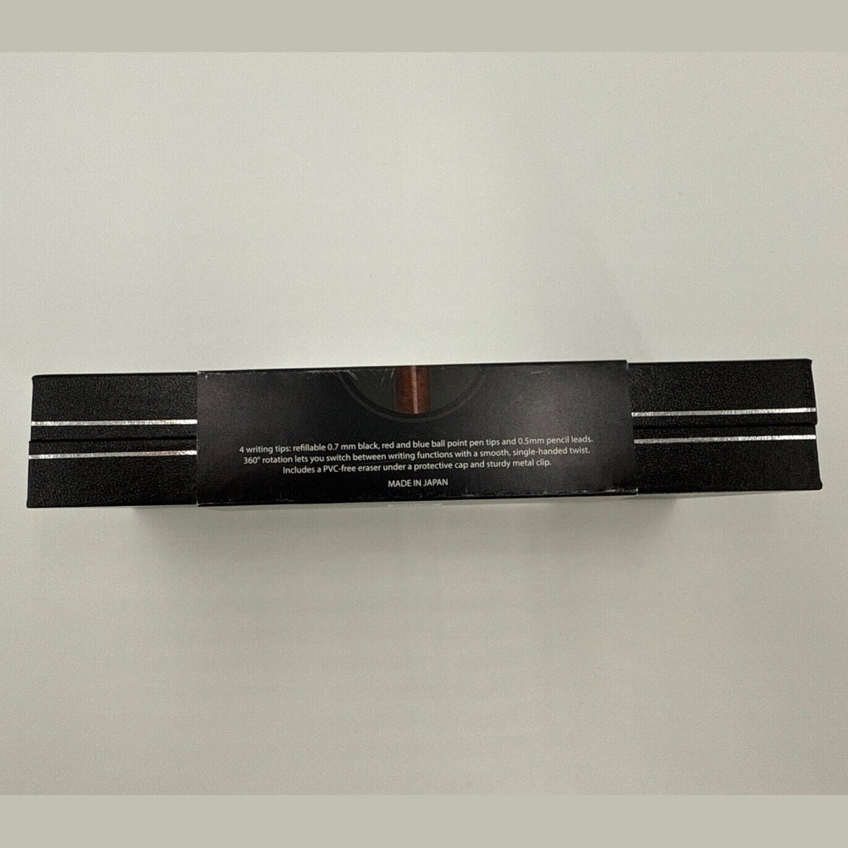NIB New YASUTOMO Y&C QUADPOINT Brown Marble TWIST PEN Made In JAPAN