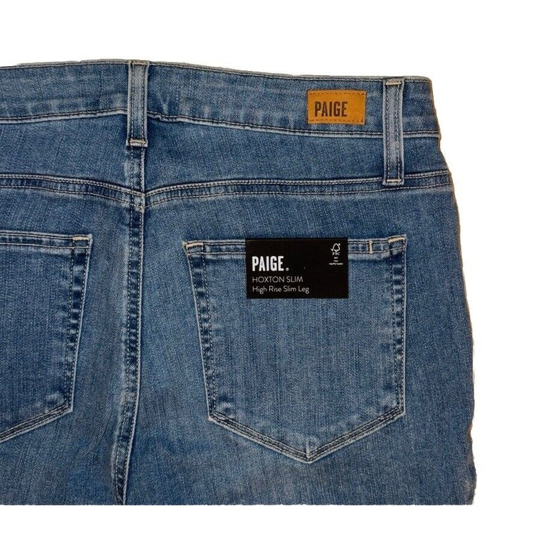 $225 PAIGE Women’s Hoxton Slim Raw Hem- Averill- Size: 32