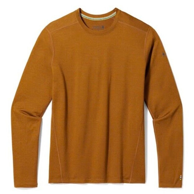$90 SmartWool Men’s All Season Merino Base Layer Long Slv Shirt-Fox Brown-Medium
